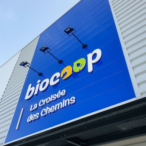 Enseigne Biocoop - Enseigniste à Voiron